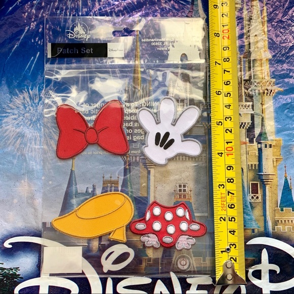 Disney Iron On Minnie Mouse Patch Set - Picture 4 of 4